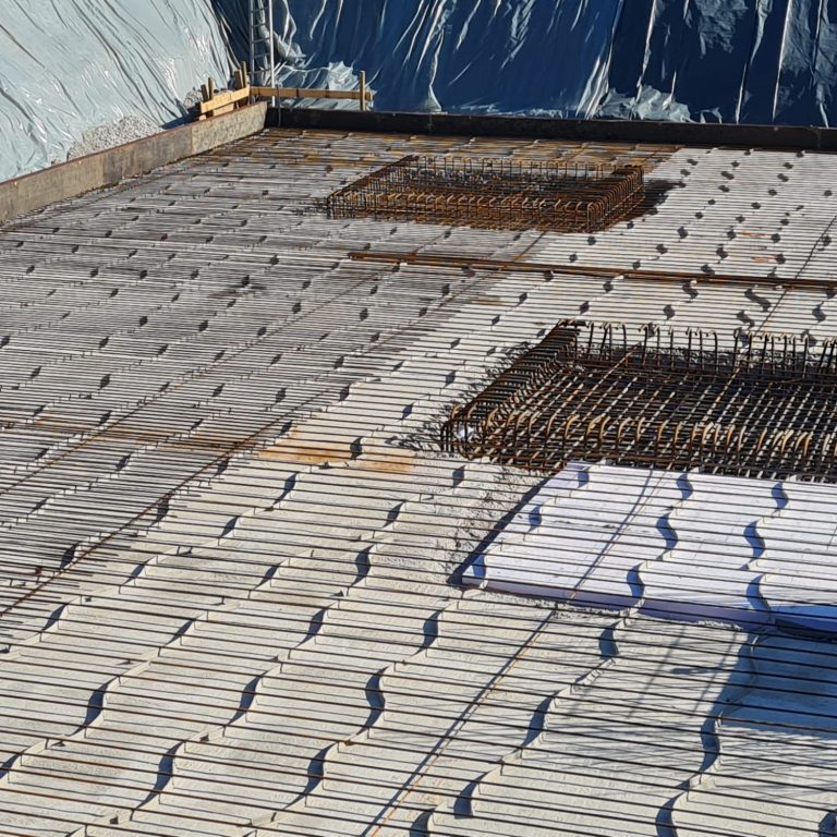 Bodenplatte für ein Mehrfamilienhaus in Bielefeld