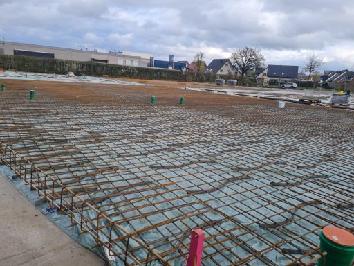 Bodenplatte Gewerbebau KRANNIK BAU